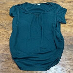 Dark teal nursing/maternity top